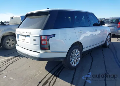 2016 Land Rover Range Rover 3.0L V6 Turbocharged Diesel Hse Td6 из США, поврежденный, VIN SALGS2KF4GA245080